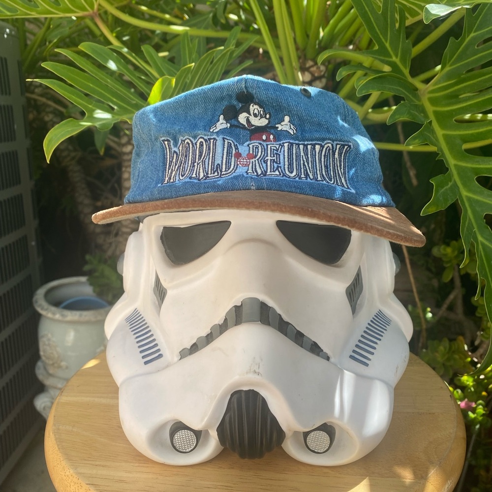 Disneyland Blue and Brown Denim Cap